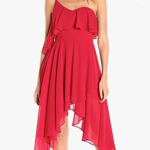 NWT Keepsake the Label Red One Shoulder Formal Dress